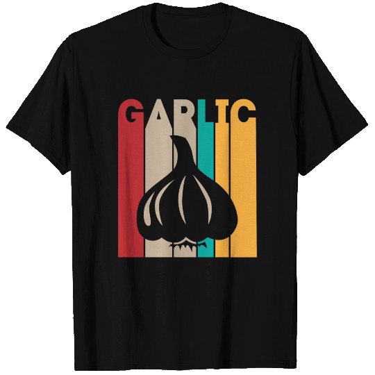 Garlic Halloween Vintage Fall Gift T Shirts