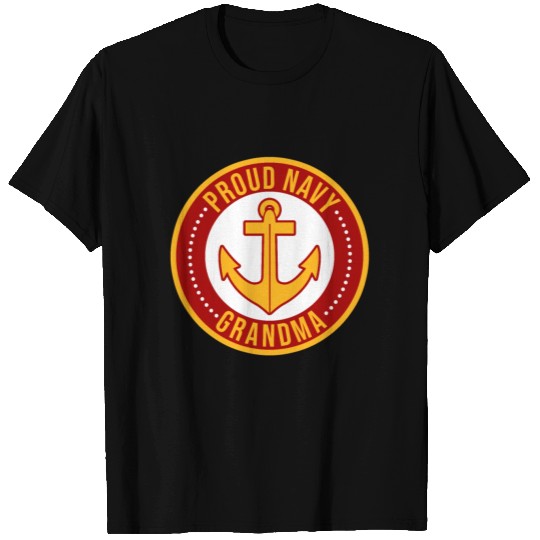proud navy grandma Grandparents gift T Shirts