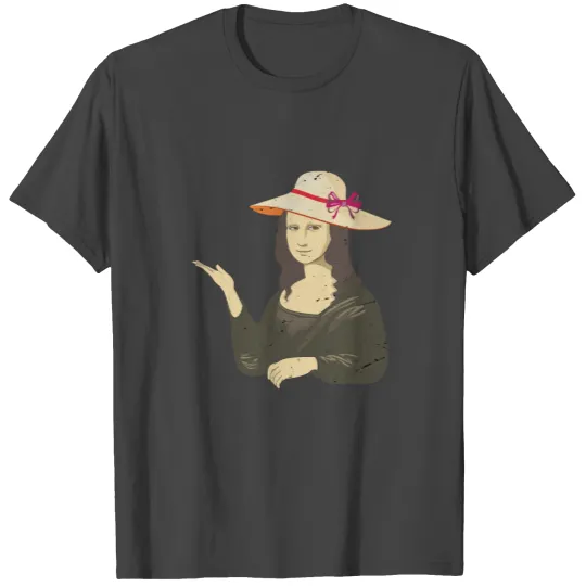Mona Lisa with Sombrero T Shirts