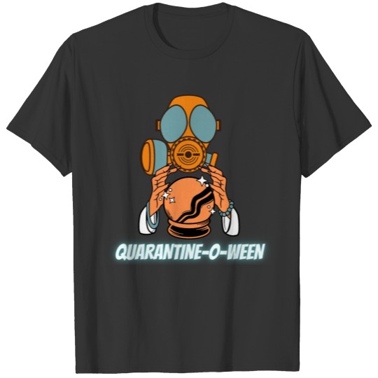 Quarantine-O-Ween Witch Funny Halloween Costume T-shirt