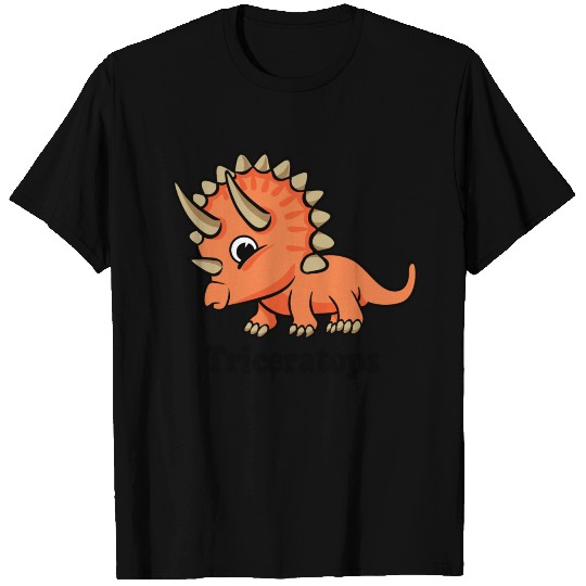 Triceratops Cute Dinosaur T Shirts