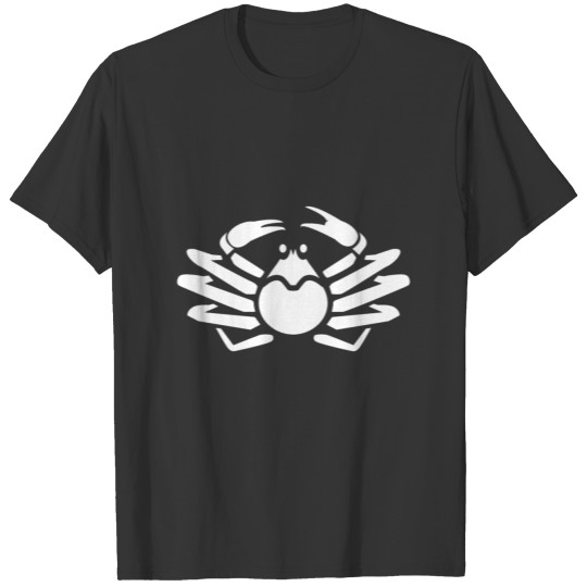 Crab Icon White T-shirt