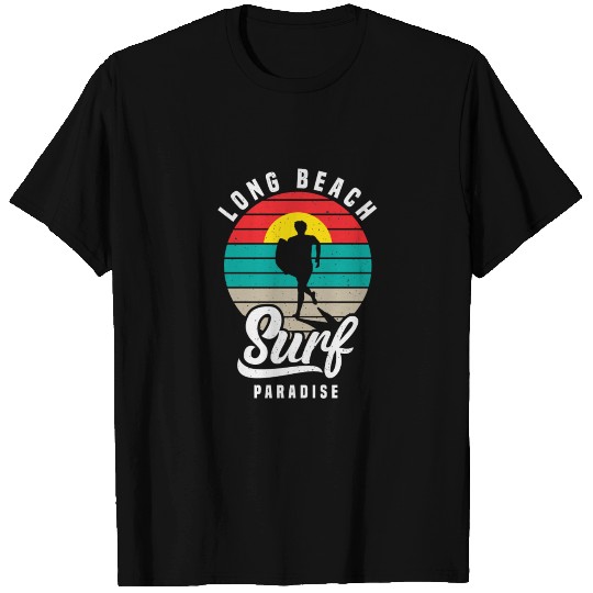long beach surf paradise T Shirts