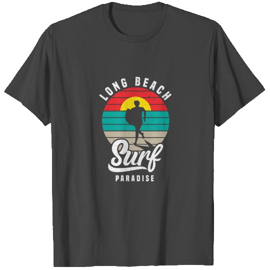 long beach surf paradise T Shirts
