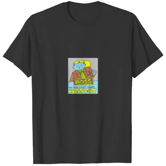 HobbyhubArts Bossy Cat with a small C Unisex Youth T Shirts