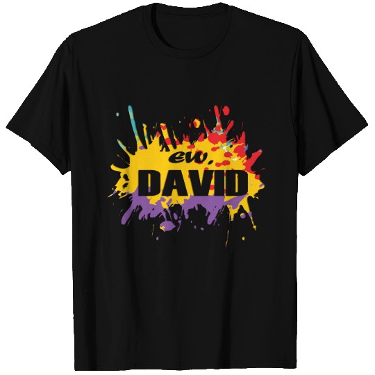 EW DAVID COLORS SPLASH T Shirts