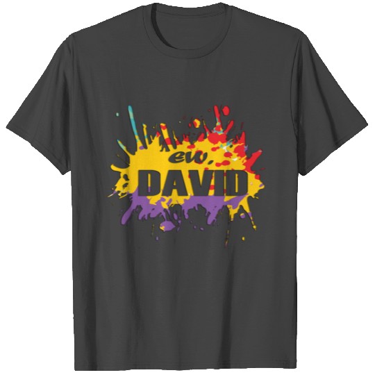 EW DAVID COLORS SPLASH T Shirts