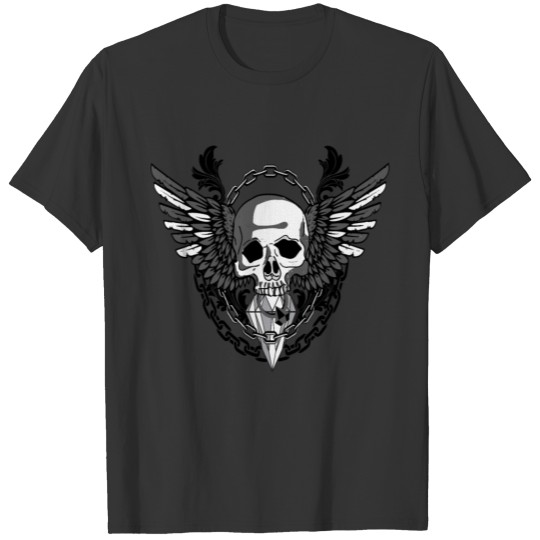 skull skeleton gift T-shirt