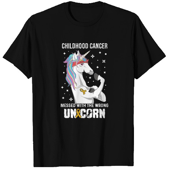 Wrong Unicorn- Childhood Cancer Awareness T Shirts