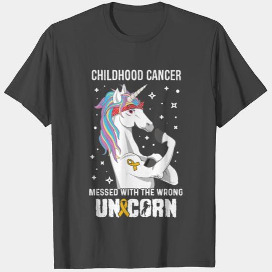 Wrong Unicorn- Childhood Cancer Awareness T Shirts