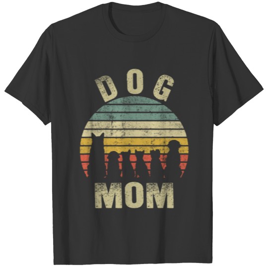 Vintage Dog Mom Shirt Love Dogs Fur Mama Pets T-shirt