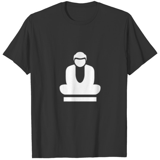 Buddha Icon White T Shirts