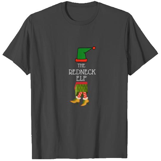 The Redneck Elf Family Matching Christmas Gift T Shirts