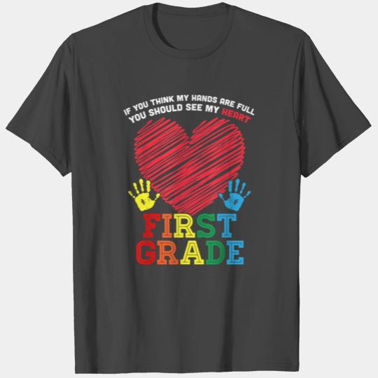 First Grade Teacher Valentine s Day T Shirts