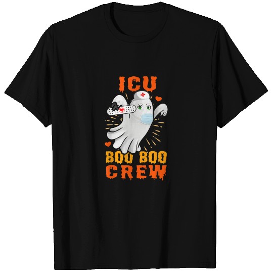 Halloween ICU Boo Boo Crew Nurse T Shirts