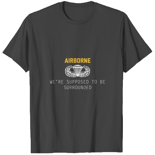Us Army Airborne Paratrooper Vintage Veteran Soldi T Shirts