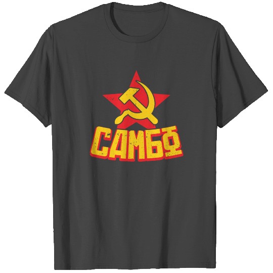 Sambo hammer and sickle combat sambo russian T Shirts