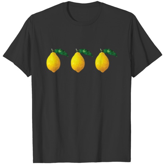 lemon 1x3 pattern, fill, repeating, tiled | elegan T-shirt