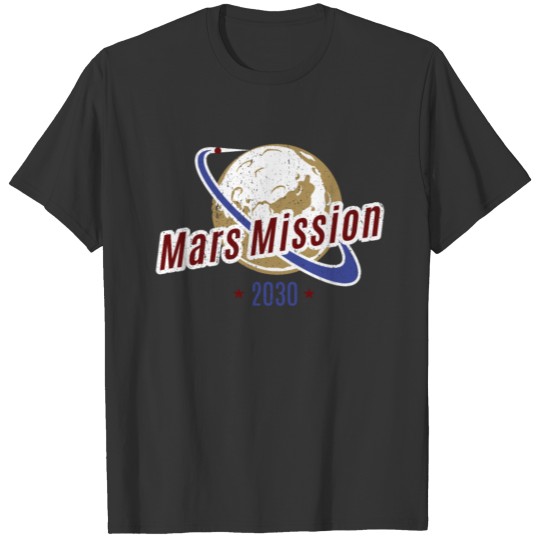 spacex planetsMars Mission 2030 T-shirt