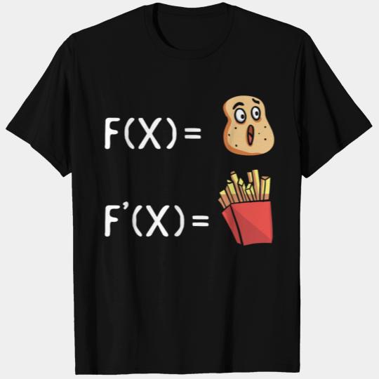 Potato Derivative Funny Mathematician T Shirts