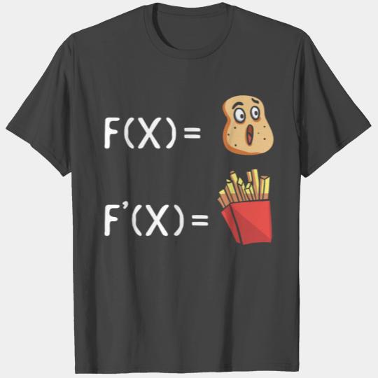 Potato Derivative Funny Mathematician T Shirts