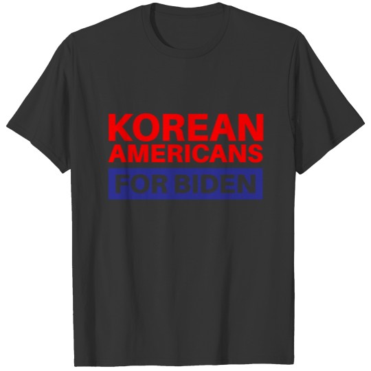 Korean Americans For Biden - Election 2020 Democra T-shirt