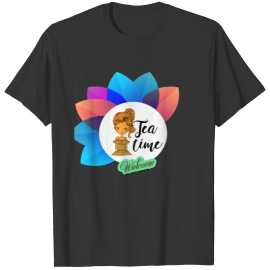 Welcome at tea time T-shirt