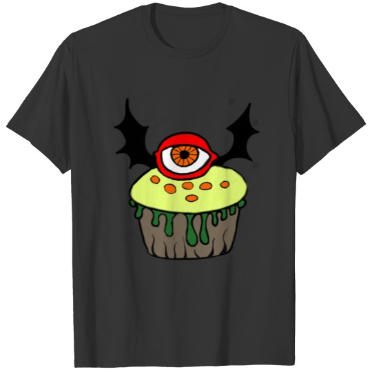 Halloween bat cake creepy sticker tshirts and more T-shirt