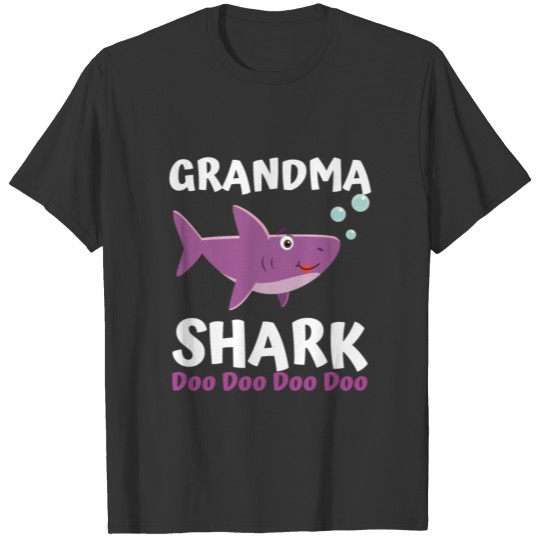 Grandma Shark Doo Doo T Shirts Matching Family Shark