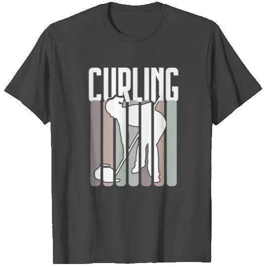 curling ice winter sports curler gift T Shirts