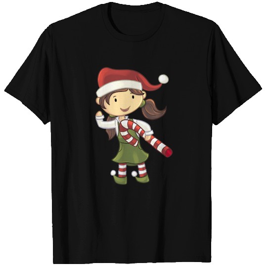 Girl Elf Waving T Shirts