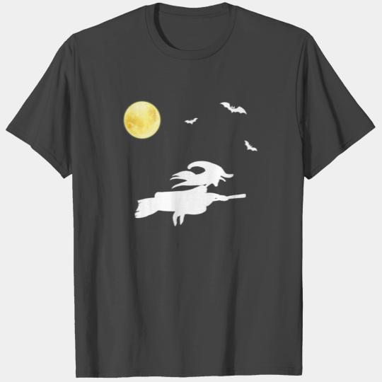 Vintage Witch Halloween Moon Witches T Shirts