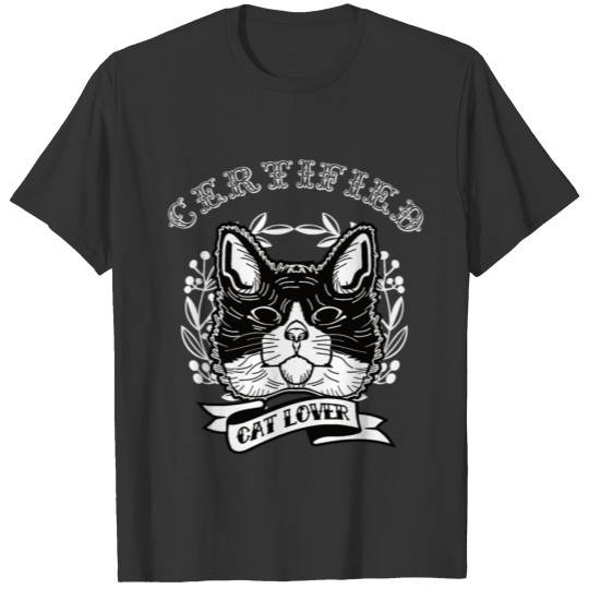 Certified Cat Lover T-shirt