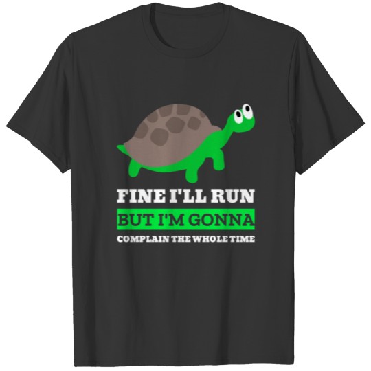 Turtle Jogging Jogger Runner Run Marathon T-shirt