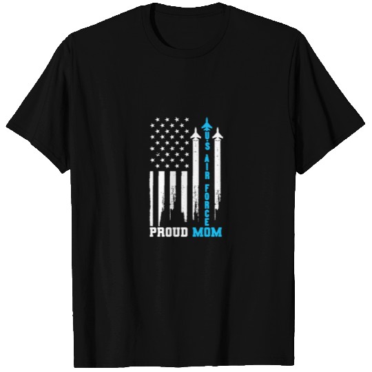 Proud Us Air Force Mom Rocket America Flag Mother' T Shirts