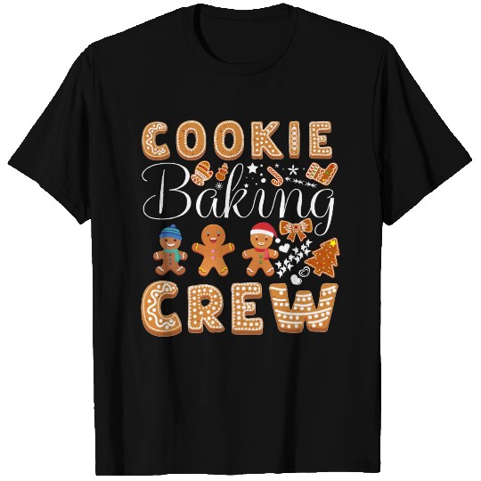 Christmas Cookie Cookie Baking Crew Gingerbread T Shirts