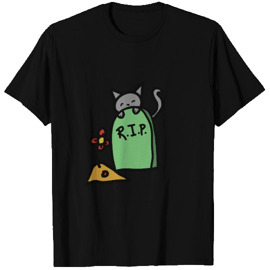 Graveyard Kitty Cat T Shirts