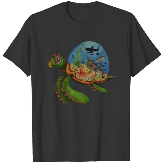 Turtlequarium Shipwreck T-shirt
