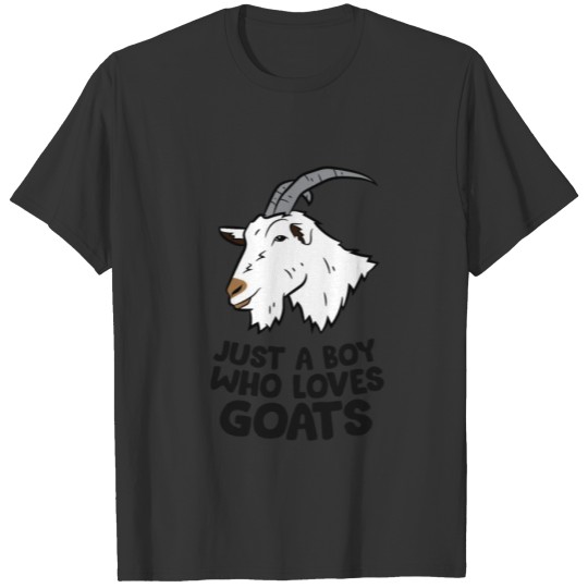 Just a Girl Who Loves Goats Girl Goat Farmer Love T-shirt