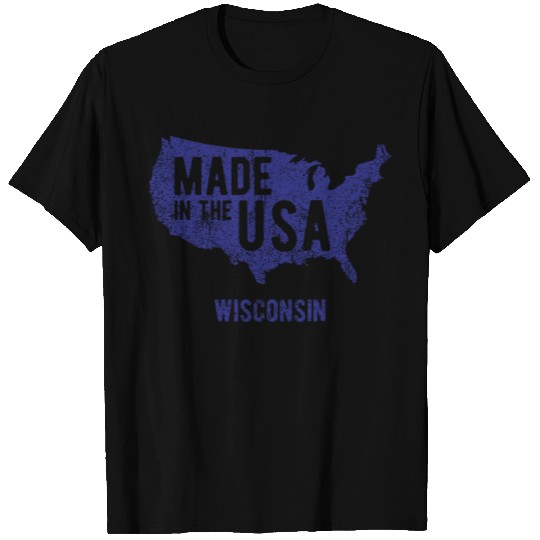 Made in the USA Wisconsin T Shirts