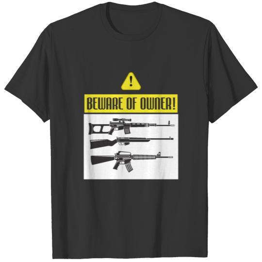 Sniper Machine Gun Lover Weapon Owner T-shirt