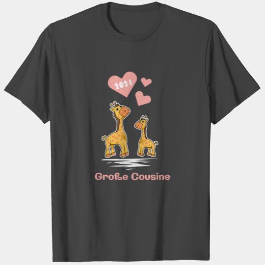 Cute German Big Cousin Giraffe Nephew Niece T Shirts