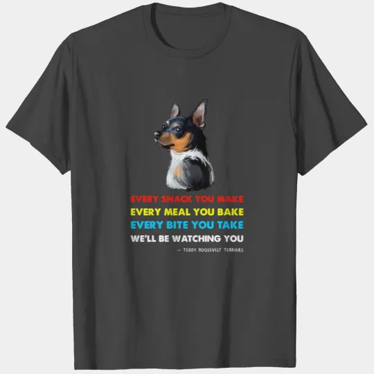 Teddy Roosevelt Terrier Dog design | Teddy T Shirts