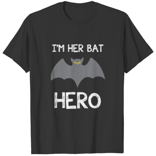 Halloween Her Bat Hero Funny Matching Gift Part 1 T Shirts