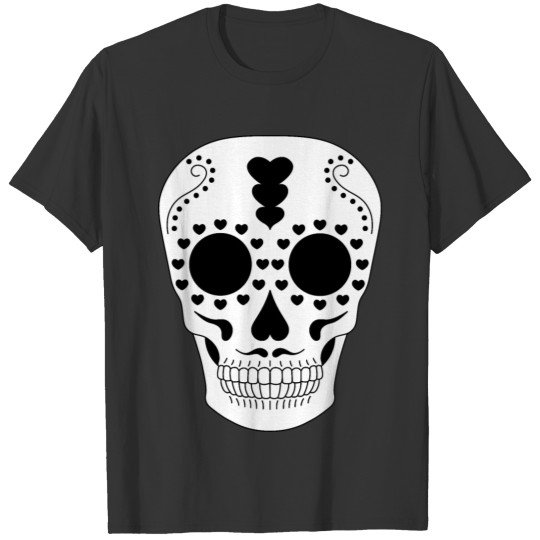 Halloween Skull dia de lo muertos T-shirt