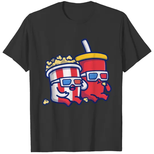 Popcorn Couple T Shirts