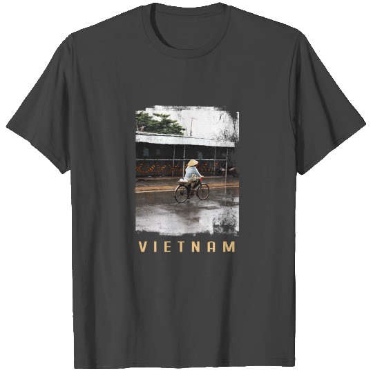 Cool Vintage Look Design - Streets of Vietnam T Shirts