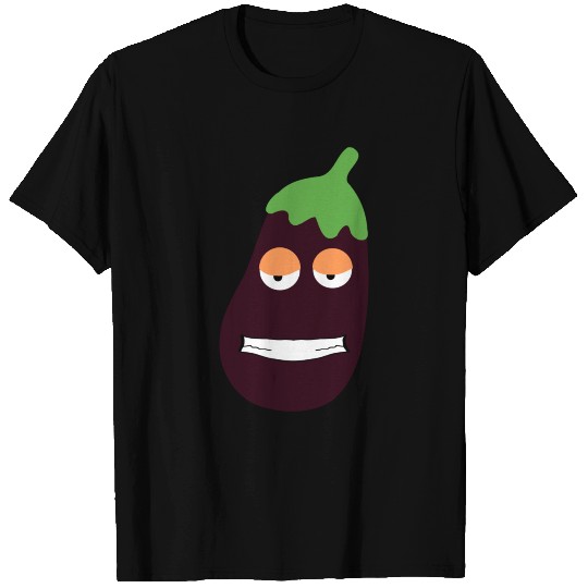 bored eggplant T Shirts