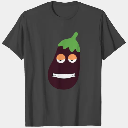 bored eggplant T Shirts