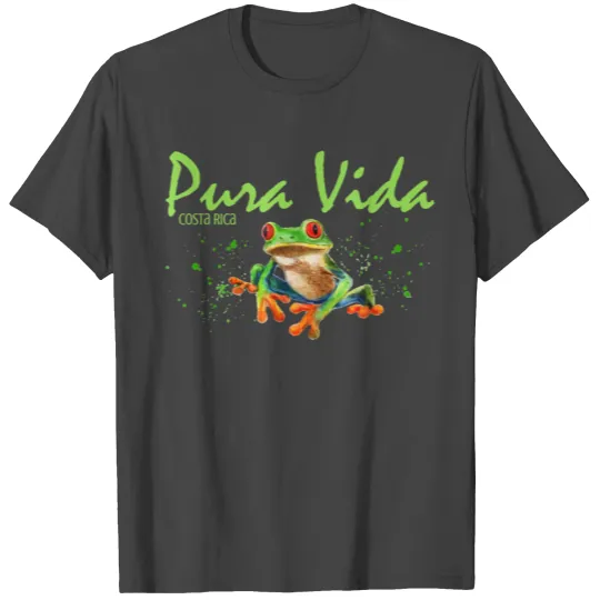 Costa Rica Rain Forest Frog Souvenir T Shirts